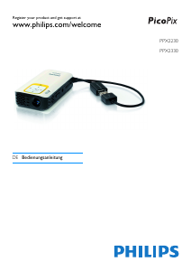 Bedienungsanleitung Philips PPX2230 PicoPix Projektor