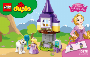 Kullanım kılavuzu Lego set 10878 Duplo Rapunzel'in Kulesi