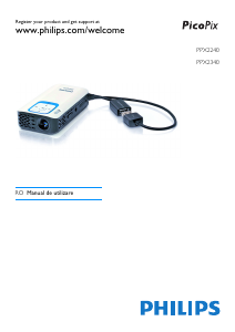 Manual Philips PPX2340 PicoPix Proiector