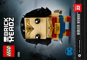 Handleiding Lego set 41599 Brickheadz Wonder Woman