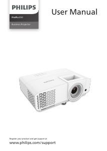 Bruksanvisning Philips PRX850 ProPix 850 Projektor