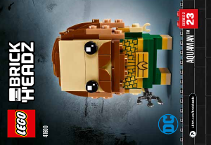 Hướng dẫn sử dụng Lego set 41600 Brickheadz Aquaman