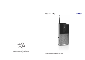 Vadovas Philips AE1530 Radijo imtuvas