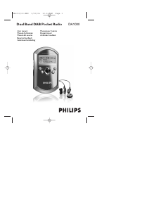 Manuale Philips DA1000 Radio