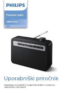 Priročnik Philips TAR2506 Radijski sprejemnik
