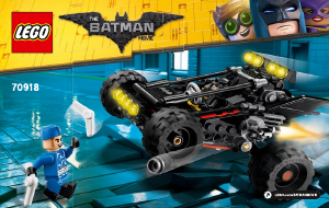 Kullanım kılavuzu Lego set 70918 Batman Movie Bat-Dune Arabası