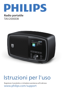 Manuale Philips TAV2000DB Radio