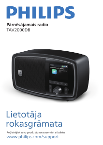 Rokasgrāmata Philips TAV2000DB Radioaparāts