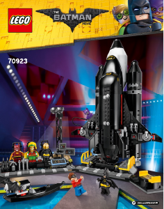Bruksanvisning Lego set 70923 Batman Movie Bat-Romfergen