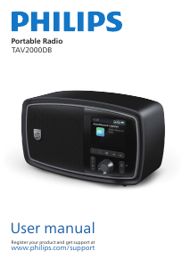 Handleiding Philips TAV2000DB Radio