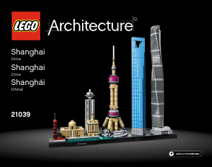 Brugsanvisning Lego set 21039 Architecture Shanghai