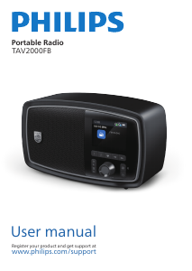 Manual Philips TAV2000FB Radio