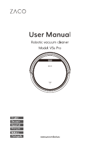 Manual ZACO V5s Pro Vacuum Cleaner