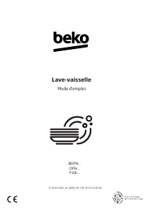 Mode d’emploi BEKO BDFN36653XC Lave-vaisselle