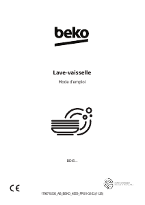 Mode d’emploi BEKO BDIS38040Q Lave-vaisselle