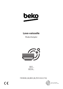 Mode d’emploi BEKO BDSN153E3X Lave-vaisselle