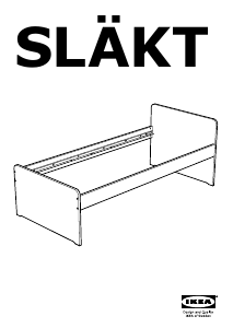 Manual de uso IKEA SLAKT Estructura de cama