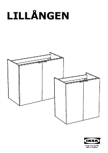 Brugsanvisning IKEA LILLANGEN (60x38x64) Underskab