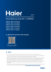 Manual Haier HMK1P-800Y-NT440X2 Lumenia Solar Module