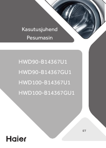 Kasutusjuhend Haier HWD100-B14367U1 Kuivatiga pesumasin