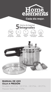 Manual de uso Home Elements HEOP32L Olla a presión