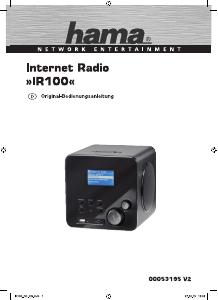 Bedienungsanleitung Hama IR100 Radio