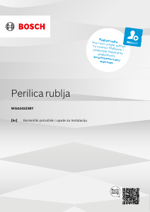 Priručnik Bosch WGG242Z3BY Stroj za pranje rublja