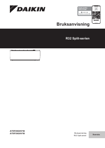 Bruksanvisning Daikin ATXF35G5V1B Luftkonditionering