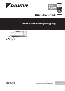 Bruksanvisning Daikin ATXF20F5V1B Luftkonditionering