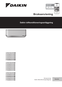 Bruksanvisning Daikin FTXA42C2V1BW Luftkonditionering