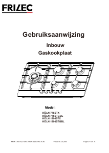 Handleiding Frilec Köln 1996STX 