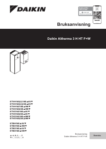 Bruksanvisning Daikin ETVH16S18EA6V7 Altherma Värmepanna