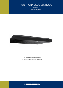 Manual Heinner CH-MD190BK Hotă
