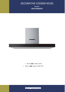 Manual Heinner HDCH-MD90TIX Cooker Hood