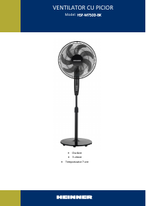 Használati útmutató Heinner HSF-M750D-BK Ventilátor