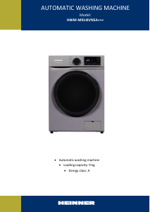 Használati útmutató Heinner HWM-M914IVNSA+++ Mosógép