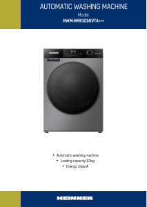 Használati útmutató Heinner HWM-HMK1014IVTA+++ Mosógép