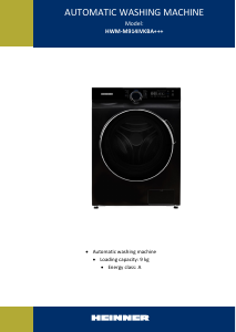 Bruksanvisning Heinner HWM-M914IVKBA+++ Tvättmaskin