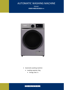 Használati útmutató Heinner HWM-M814IVNSA+++ Mosógép