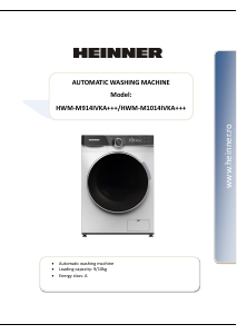 Manual Heinner HWM-M914IVKA+++ Mașină de spălat