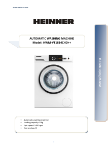 Használati útmutató Heinner HWM-VT1814CHD++ Mosógép