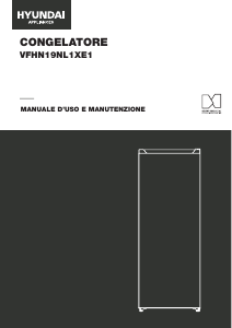 Manuale Hyundai VFHN-19NL1XE1 Congelatore