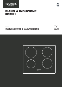 Manuale Hyundai IHN-4601 Piano cottura