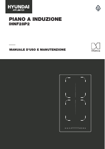 Manuale Hyundai IHN-F28P2 Piano cottura