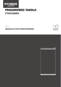 Manuale Hyundai FTHN-12SWE0 Frigorifero