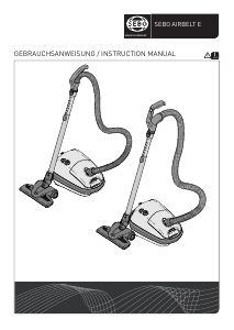Handleiding Sebo Airbelt E2 Stofzuiger