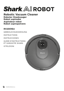 Mode d’emploi Shark RV2001EU AI Robot Aspirateur