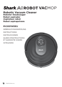 Mode d’emploi Shark RV2001WDEU AI Robot Aspirateur