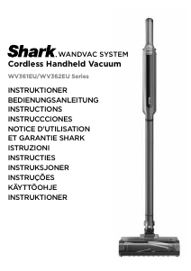 Brugsanvisning Shark WV361EU Støvsuger