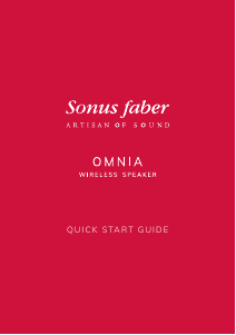 Manual Sonus Faber Omnia Altifalante